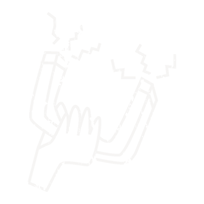 Illustration von einem Magnet, der von einer Hand gehalten wird. 
