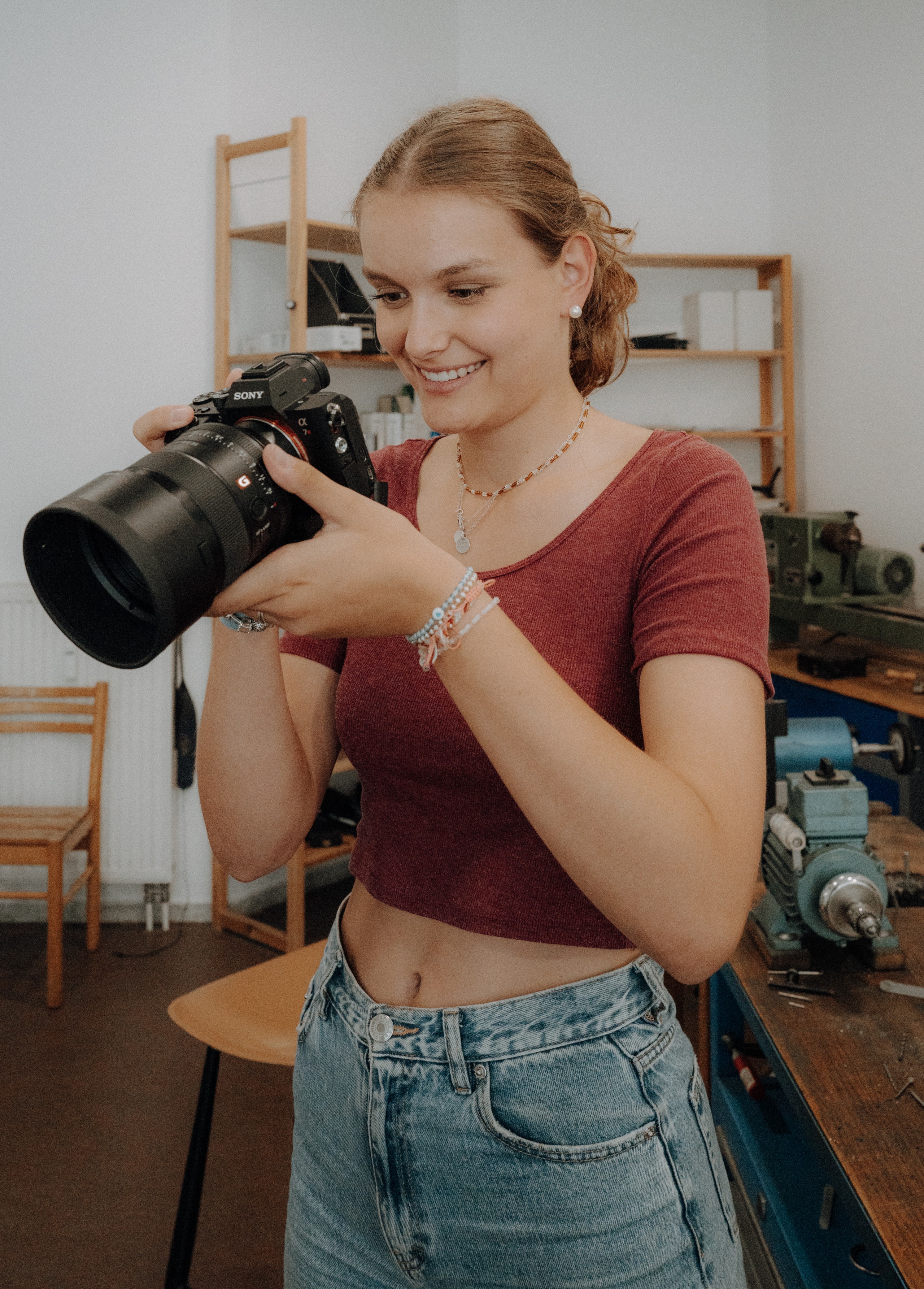 Einblicke in die Ausbildung Mediengestalter, Yasmin