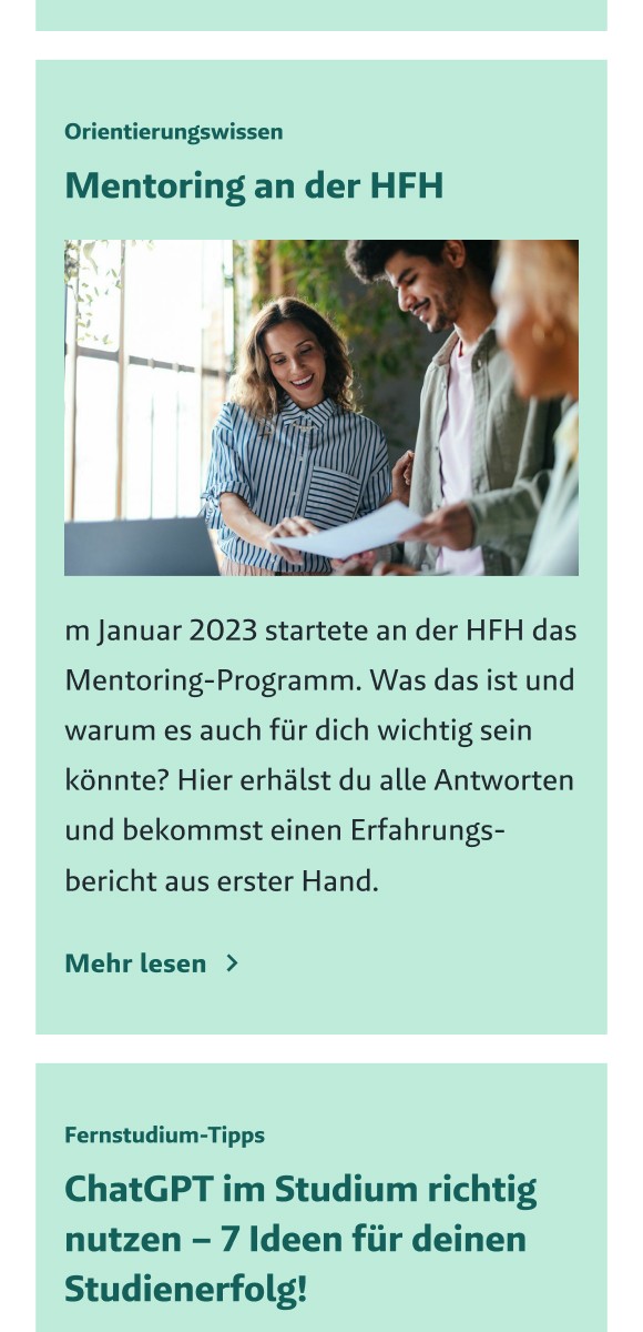 Screenshot im Mobiltelefon-Format