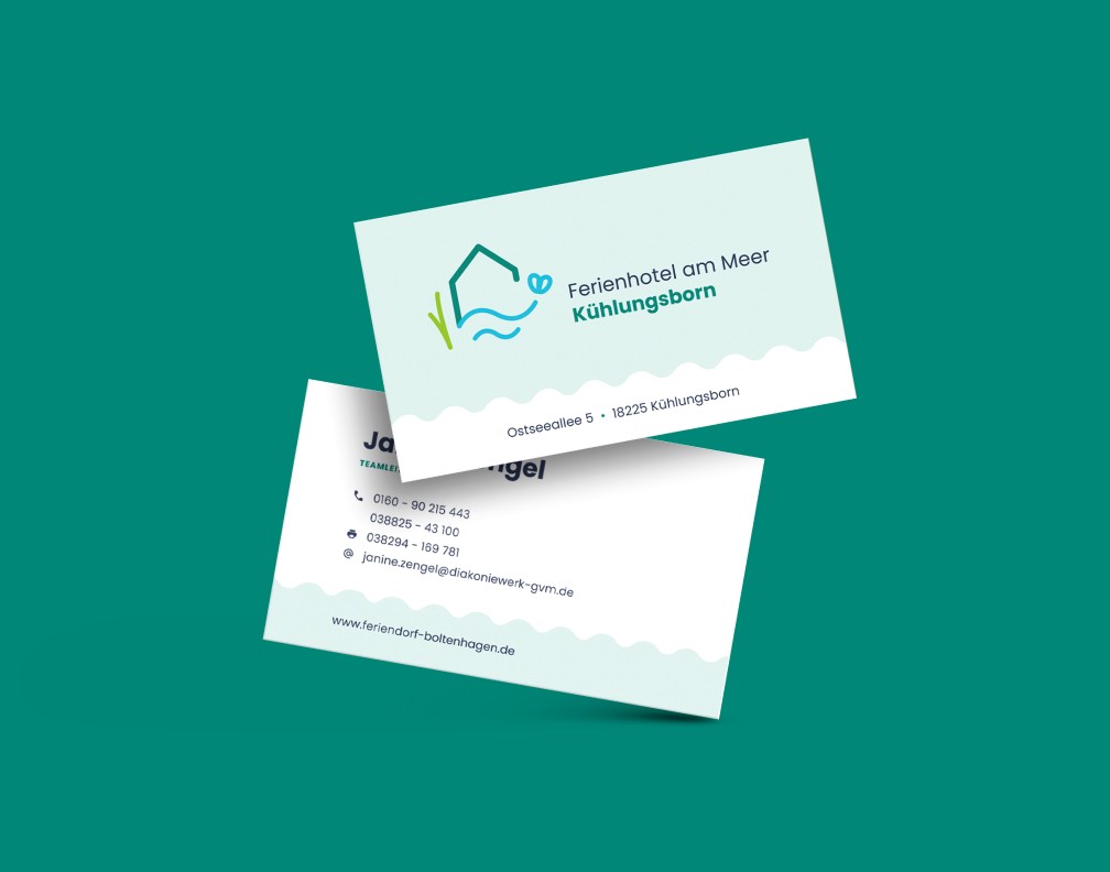 Visitenkarten Ferienhotel am Meer