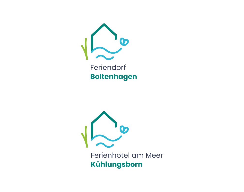 Logo Feriendorf Boltenhagen und Logo Haus am Meer