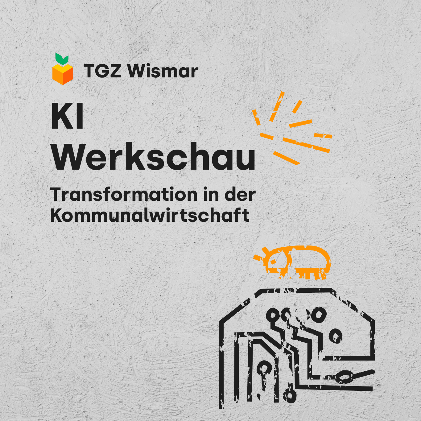 KI Werkschau Wismar_Titelbild_Quardrat